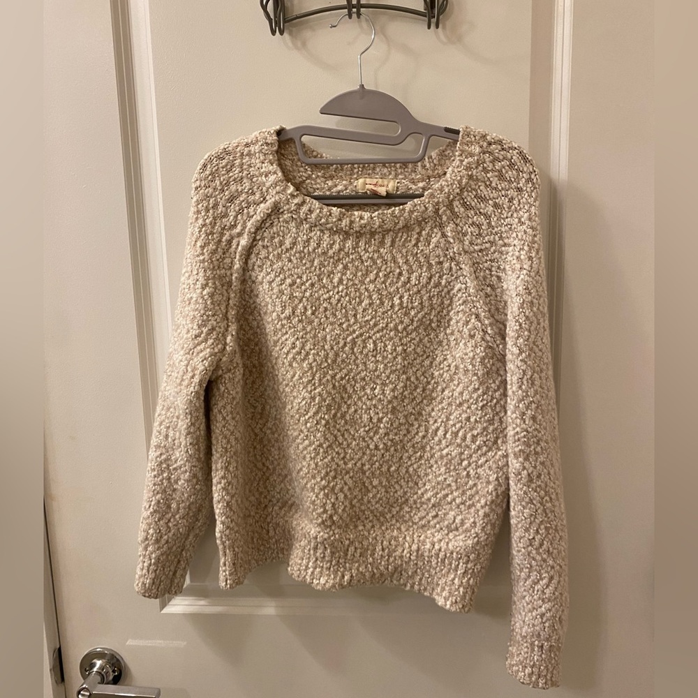 Quarter Sleeve Cozy Neutral Sweater
